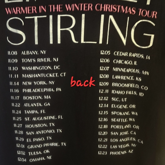Lindsey Stirling Tour Tee - Picture 4 of 5